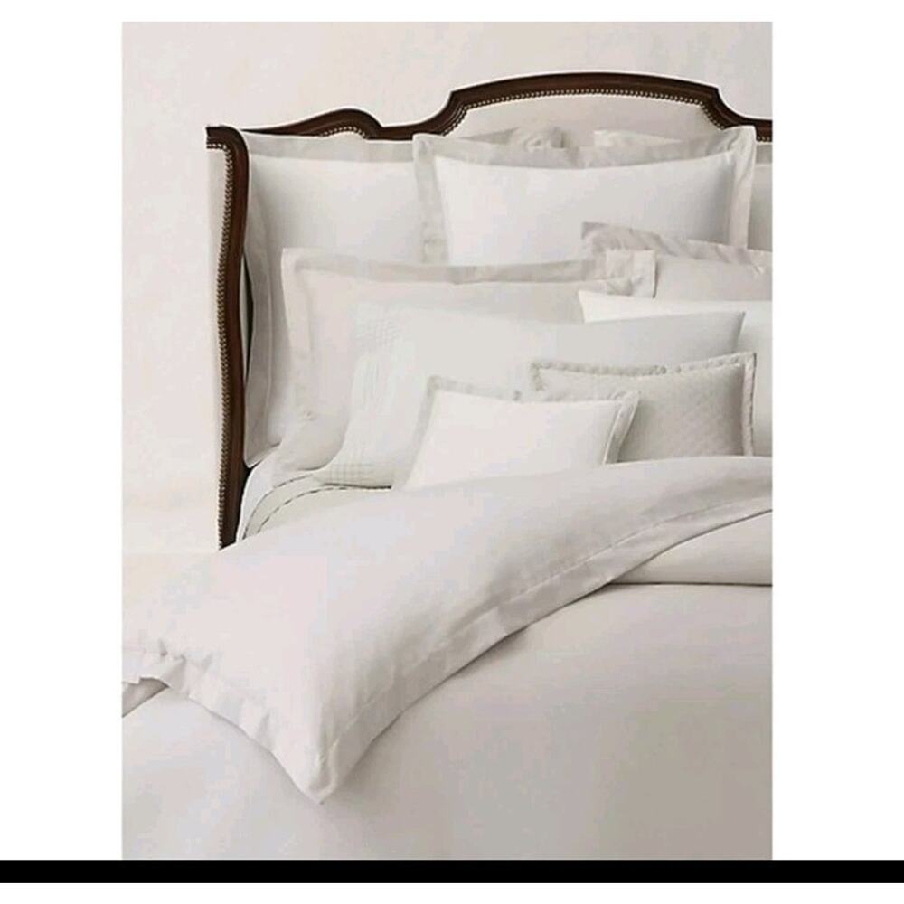 NEW Ralph Lauren Home Full/Queen Duvet Cover Lovan Jacquard Parchment Ivory $475